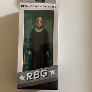 Ruth Bader Ginsburg RBG Real Life Political Action Figure Iconic Legendary 6 In.